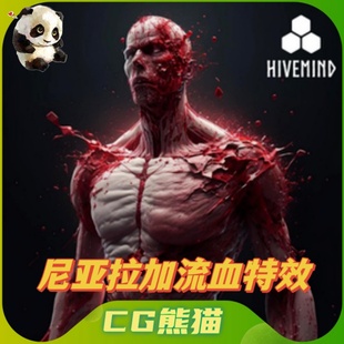 UE5虚幻5 Realistic Blood VFX - Niagara Blood Effects 流血
