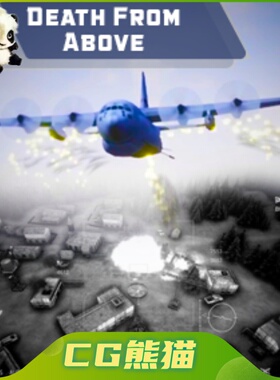 UE4虚幻5 Death From Above - Gunship Mini-Game 直升机空袭项目