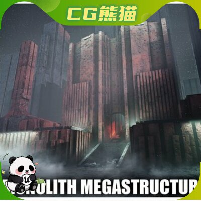 UE5.1-5.8 Monolith Megastructure 巨石科幻超级工程结构环境
