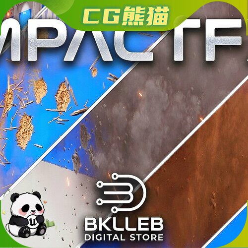 UE5虚幻5.2-5.8 ImpactFX Ballistic VFX 撞击弹道视觉特效系统