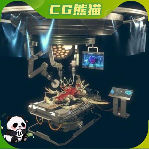 UE4虚幻5 Sci-Fi Experimental 科幻太空生物模型   乐器咨询