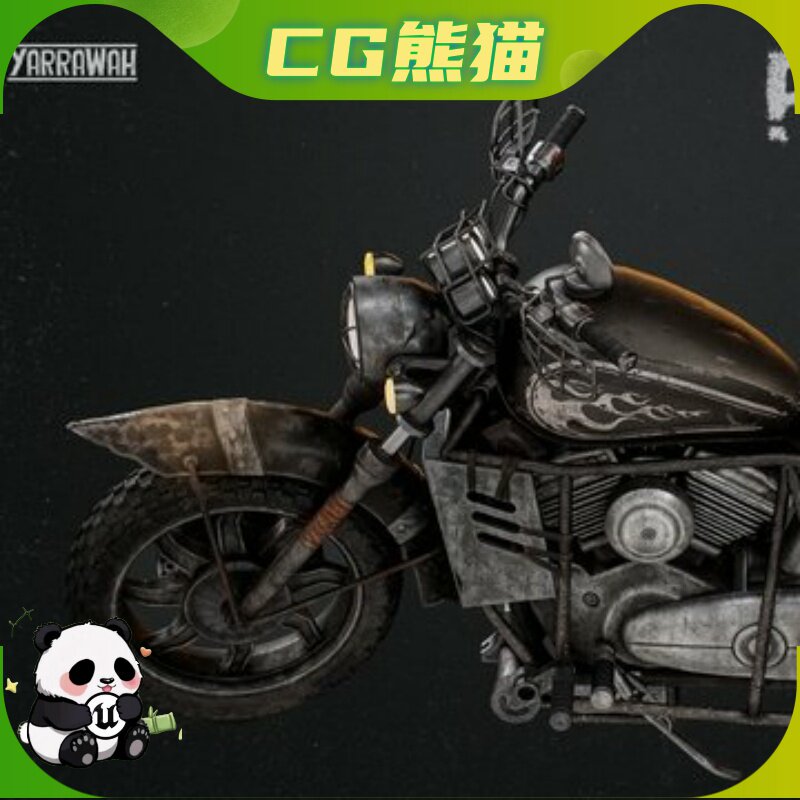 UE5虚幻5.1-5.8 Road Bike 公路摩托车模型道具