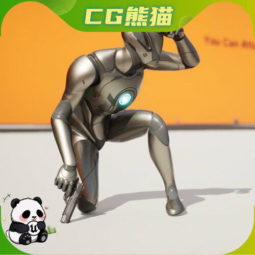 UE5虚幻5 Crouch Animation Vicon Mocap 男性蹲伏动捕动作