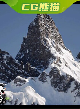 UE5.3-5.7 Frostholm Mountains Realistic 写实山脉雪山场景