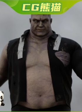 UE4虚幻5 Scary Preacher 恐怖游戏中恐怖传教士角色