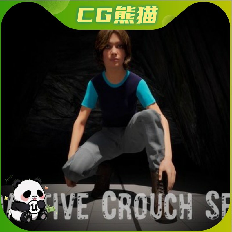 UE5虚幻5.4-5.6 Adaptive Crouch Sense 自适应蹲伏感知系统蓝图