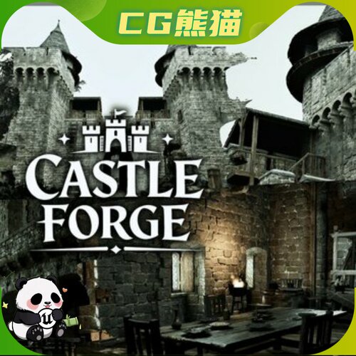 UE5.5-5.7 Castle Forge Modular Medieval Interior Castle 城堡