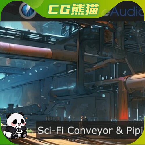UE4虚幻5 Sci-Fi Conveyor And Piping Sound Effects 科幻音效