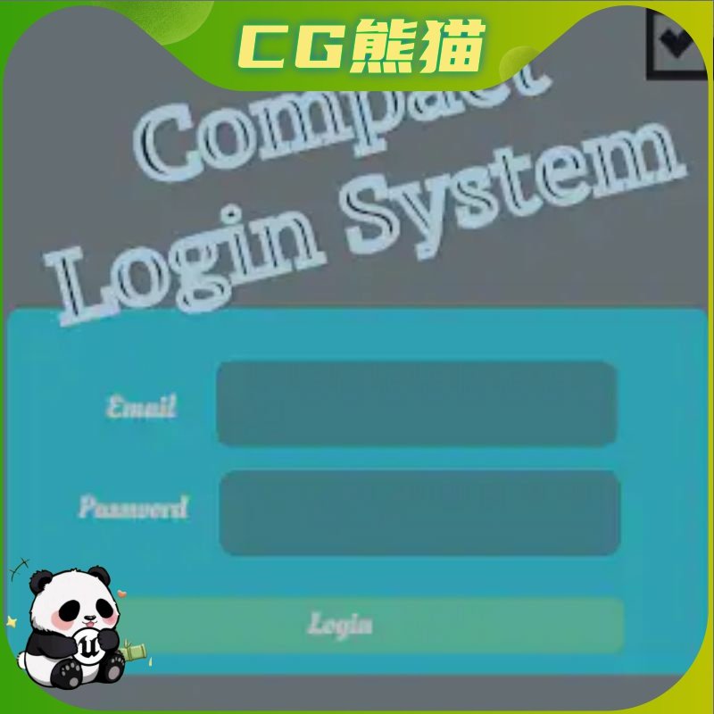 UE5虚幻5 Compact Login System 紧凑的登录系统