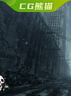 UE5虚幻5 Post-War City 45 Assets 战后废墟城市 45 项资产