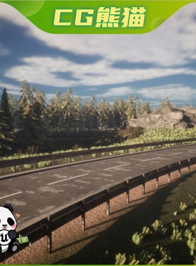 UE5虚幻5 Ultimate Road Spline 102 Assets 终极道路样条线蓝图