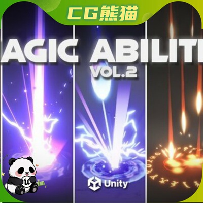 UE5虚幻5 AoE Magic Abilities Vol.2 Niagara 范围魔法技能特效