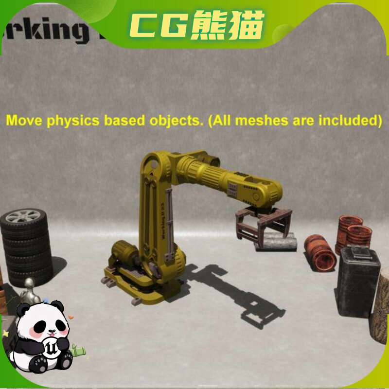 UE5虚幻5 Working Robots 可编程机器人机械手蓝图