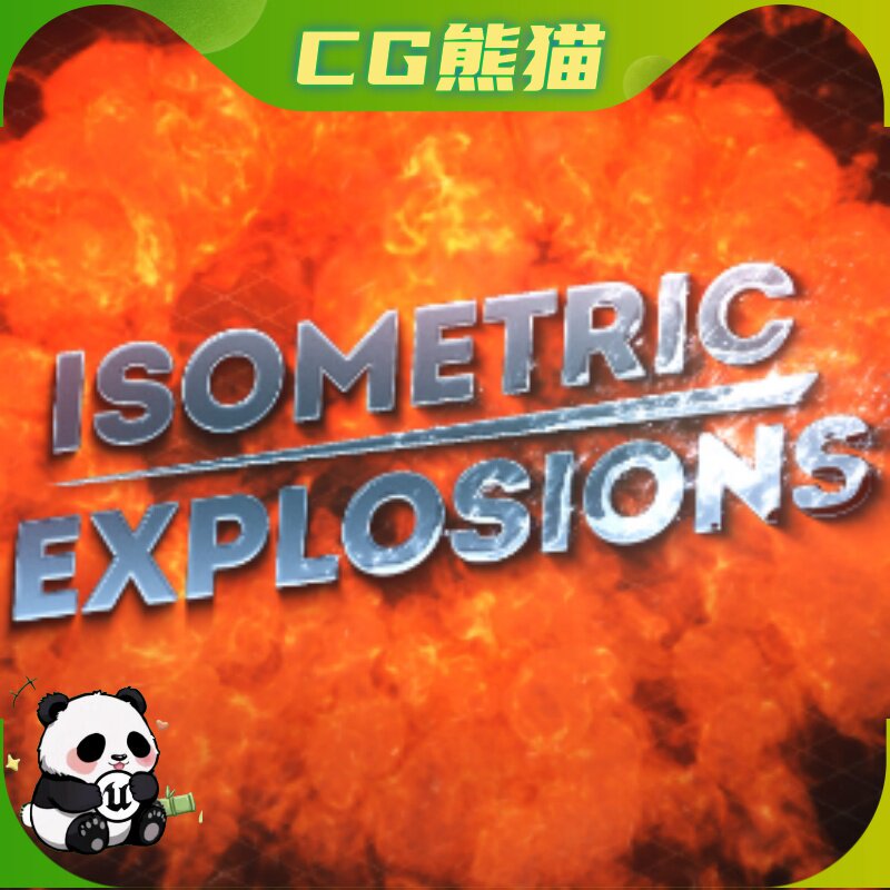 UE5虚幻5 Isometric Explosions 15个体积爆炸特效
