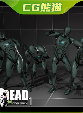 UE5虚幻5.4-5.7 Undead Zombie Animation Bundle 丧尸动画包