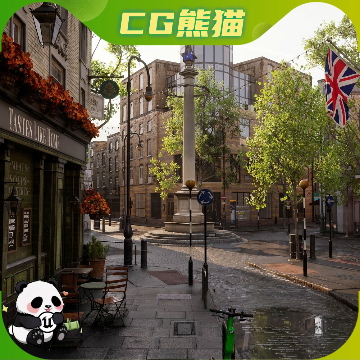 UE5虚幻5.4-5.8 London - British Environment 英国伦敦环境场景