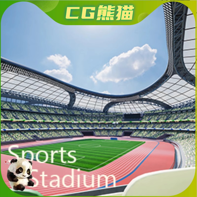 UE4虚幻5 Sports Stadium足球运动场体育室内环境场景