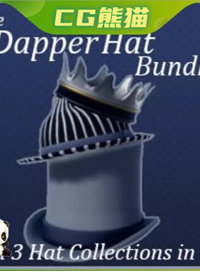 UE4虚幻5 The Dapper Hat Bundle 各类帽子道具合集包