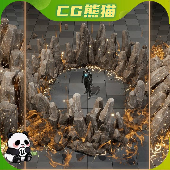 UE5虚幻5 49 Earth Spells Niagara 地刺法术大地咒语特效