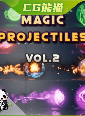 UE4虚幻5 Magic Projectiles Vol. 2 - Niagara 魔法弹丸特效