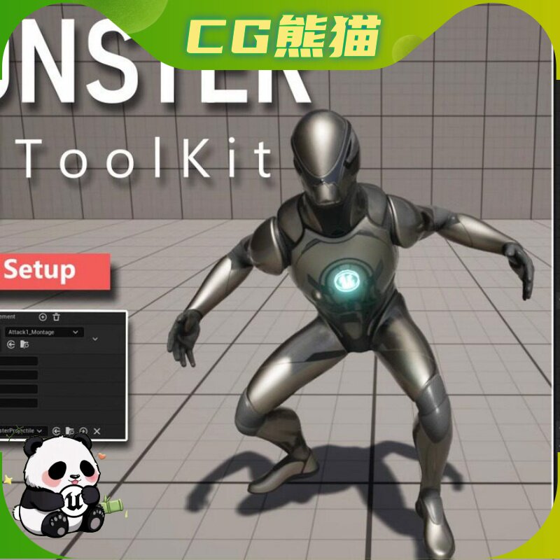 UE5虚幻5.1-5.8 Monster Ai Kit 最新版游戏怪物AI蓝图