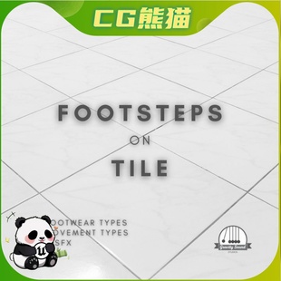 UE5虚幻5 Footsteps on Tile 瓷砖上的脚步声音效