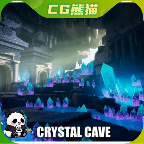UE5虚幻5.1-5.7 Crystal Cave 水晶洞穴溶洞场景