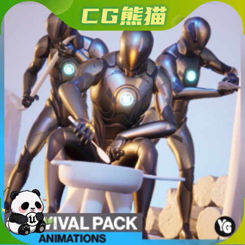 最新版 505 Survival Mocap Animations 生存动捕动画 虚幻5UE4