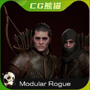 UE5虚幻5 Modular Rogue Metahuman 模块化中世纪刺客盗贼角色