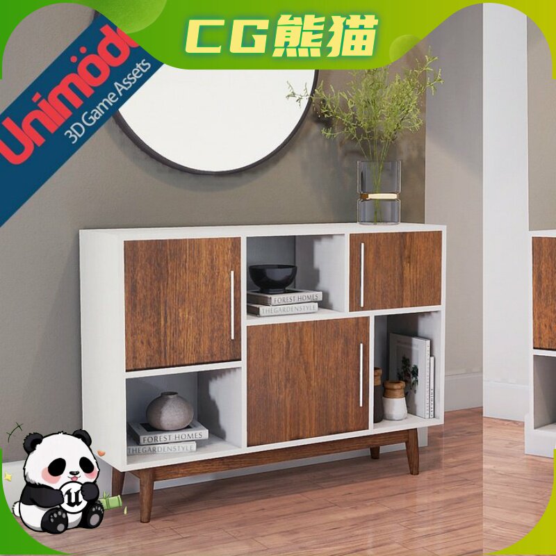 UE4虚幻5 Desks and Decoration Vol. 1 by Unimodels 室内桌子