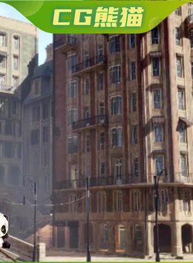 UE4虚幻5 Colonial City Modular Asset Pack 殖民地城市模块资产