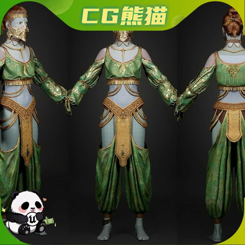 UE5.6-5.8 Oriental Dancer Metahuman 东方舞者超人类角色模型