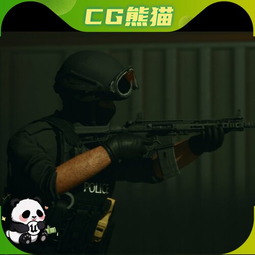 UE5.2-5.7 UK Armed Police Character 英国警察角色模型乐器咨询