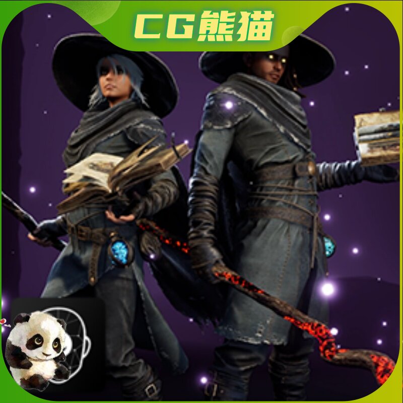 ue4虚幻5 g2 mage 游戏男性女性法师角色