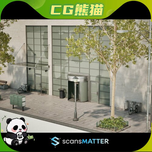 UE5.4-5.8 Modern Building Volume 1 Unreal Engine Real-Time