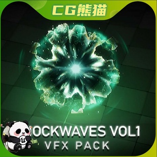 Shockwaves VFX Vol. 冲击波视觉特效包 Pack UE5虚幻5