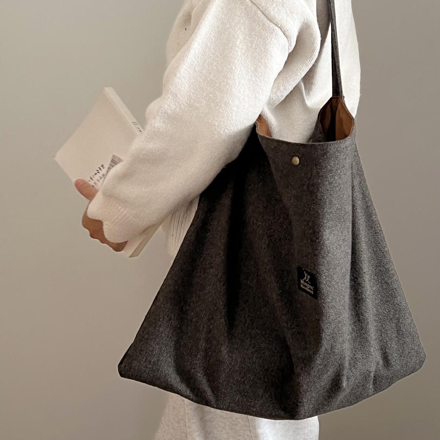 原创手工帆布包大容量单肩包