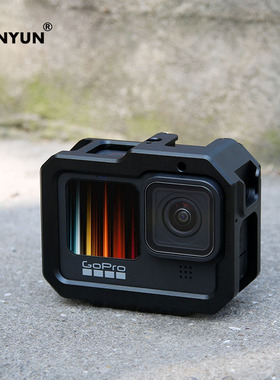 GoPro13/12/11/10/9兔笼狗笼hero13/12铝合金防摔散热金属保护壳