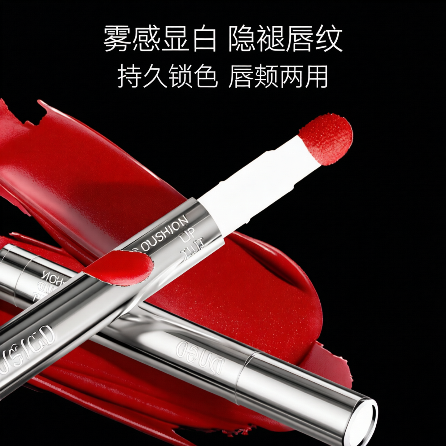 DUGD心机醇色绒绒气垫唇霜不易沾杯唇釉口红唇泥丝绒哑光女学生