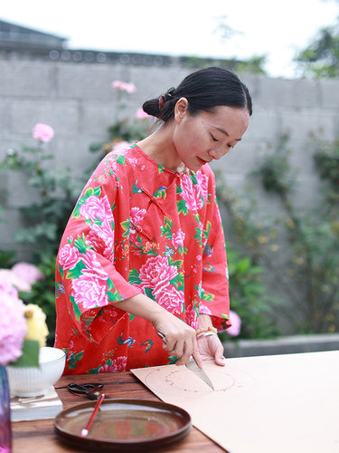 长袖苎麻薄款透气袍子连衣裙