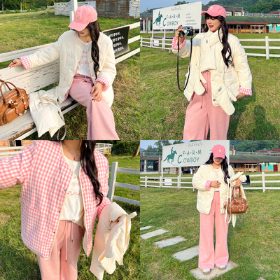 大码百分百微胖mm女装时尚正反两穿90白鸭绒羽绒服圆领外套