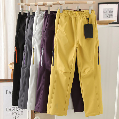 防风防水加绒加厚保暖冲锋裤