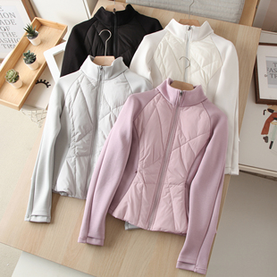 90白鸭绒立体剪裁小蛮腰立领内搭羽绒服女2025秋冬季