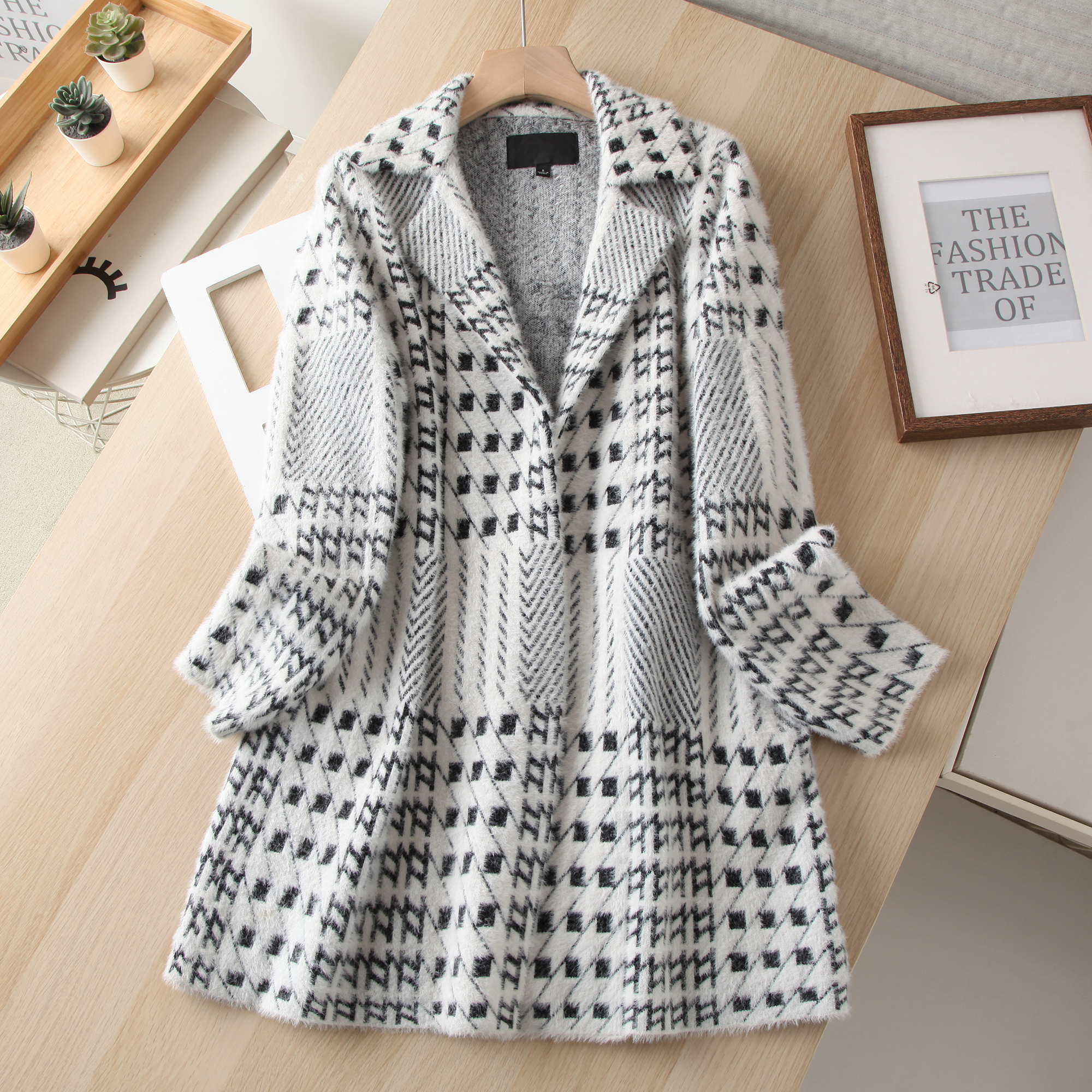 设计感拼接宽松外套女上衣披肩