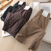 冲锋裤 2025冬新款 宽松女长裤 工装 加绒加厚防风保暖松紧腰降落伞裤