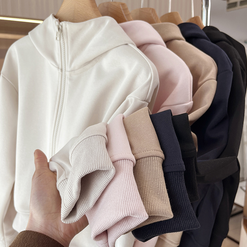 女装连帽外套宽松运动卫衣开衫