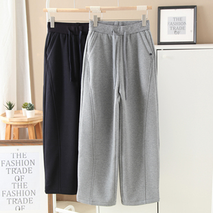 口碑显瘦立体剪裁两穿休闲裤 女 超暖加厚绒澳棉弯刀裤 过冬满分裤