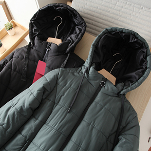 出口德国79.95欧 女士休闲长款棉衣棉服 外套情侣男秋冬
