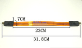 超薄扁平过窗线 有线电视信号线卫星电视信号线英制F头接口对接线
