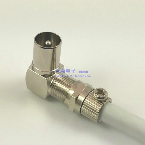 有线电视RF头螺丝闭路直角弯面板